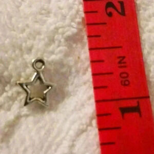 NWOT - Tibetan Silver Pendant Charms for Jewelry - Star